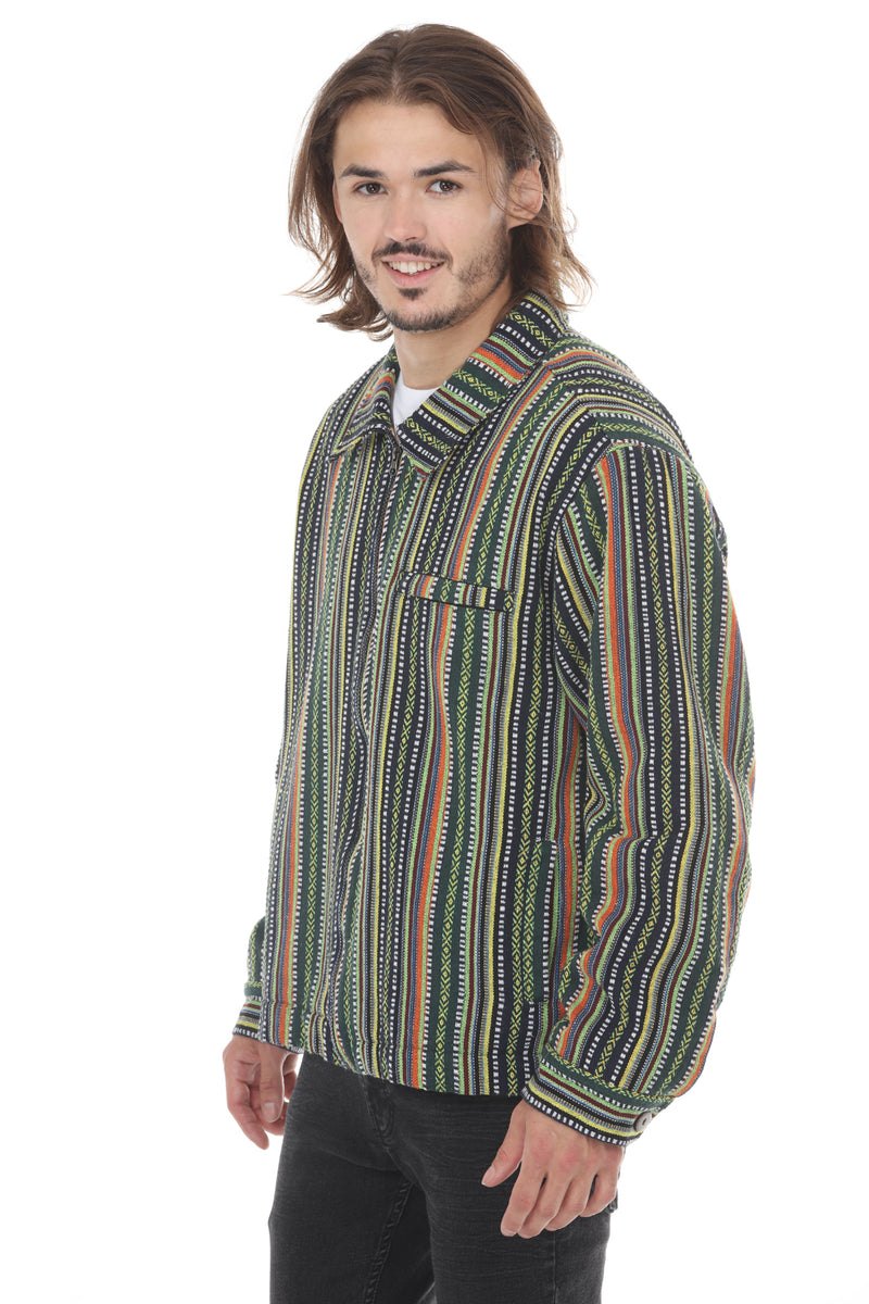 Mens Fleece Lined Zip Work Jacket