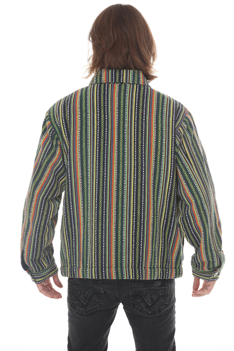 Mens Fleece Lined Zip Work Jacket