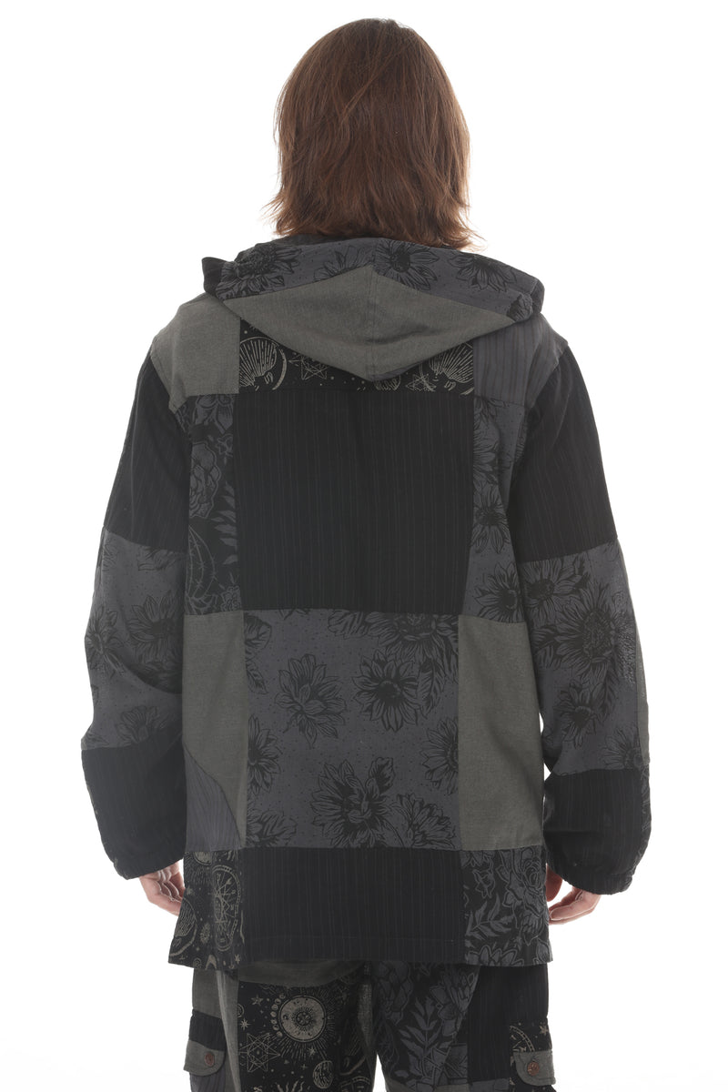 Vintage Patchwork Baja Hoodie
