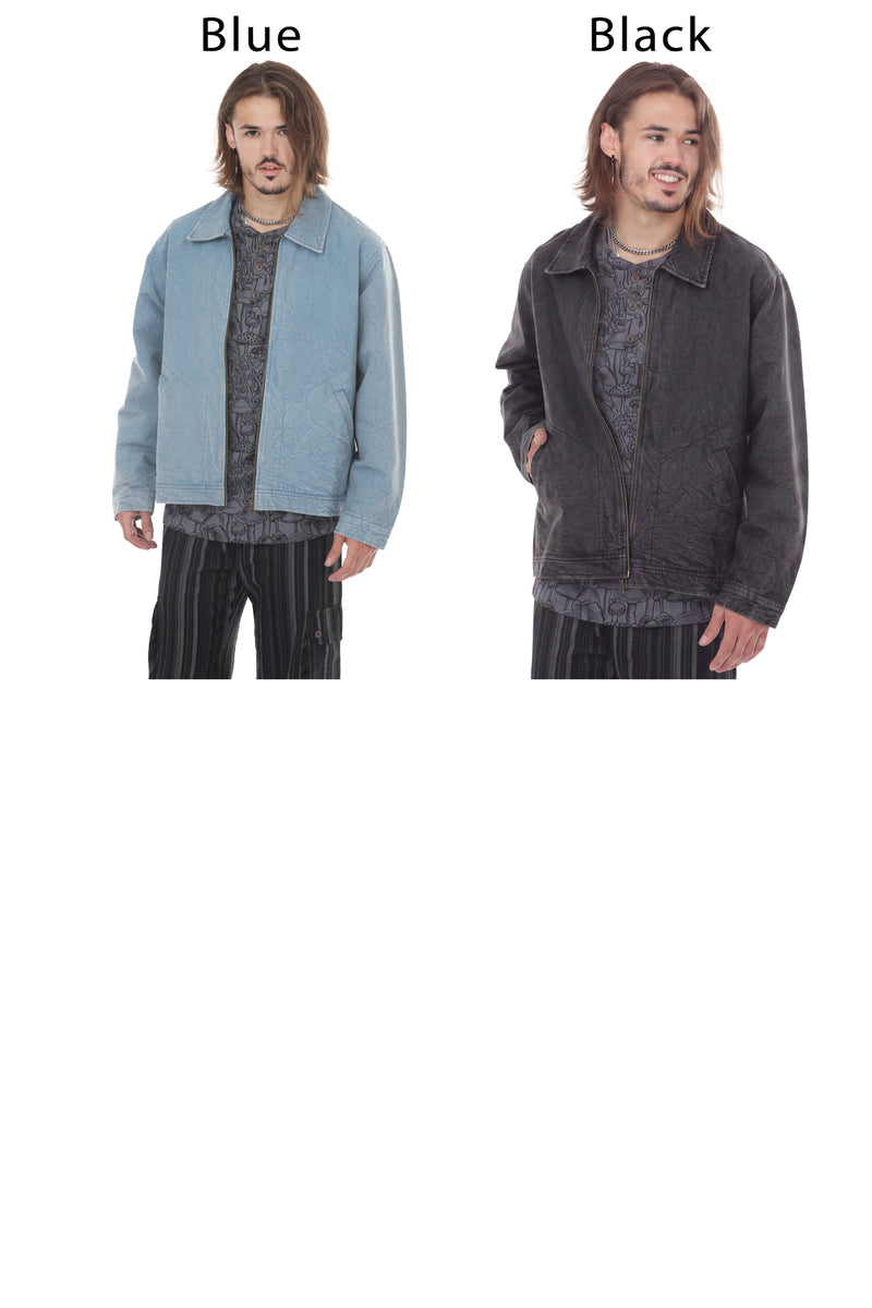 StnWashed Lgt Ctn Work Jacket