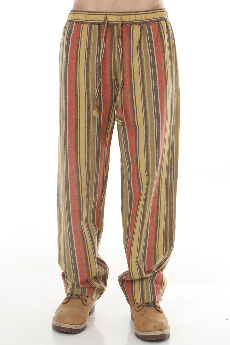 Unisex Stripe Comfy Lounge Pant with Elastic Waist