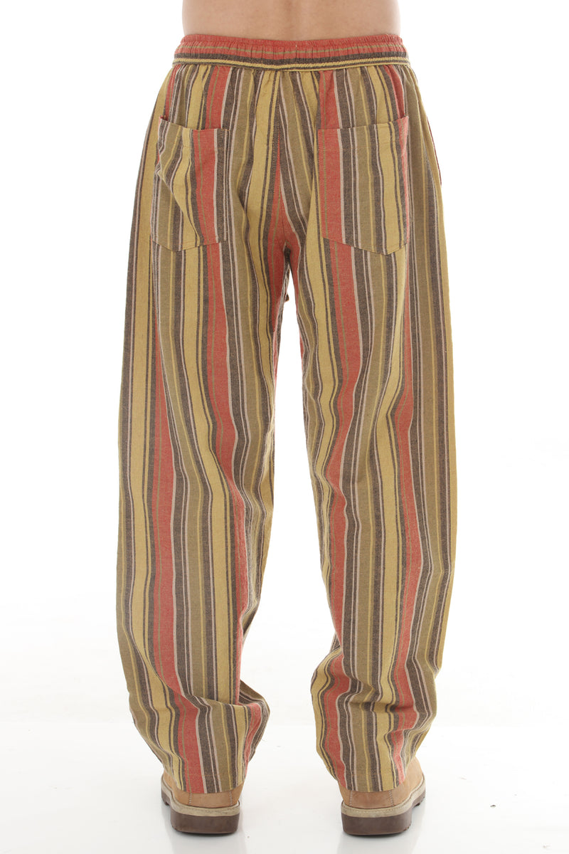 Unisex Stripe Comfy Lounge Pant with Elastic Waist