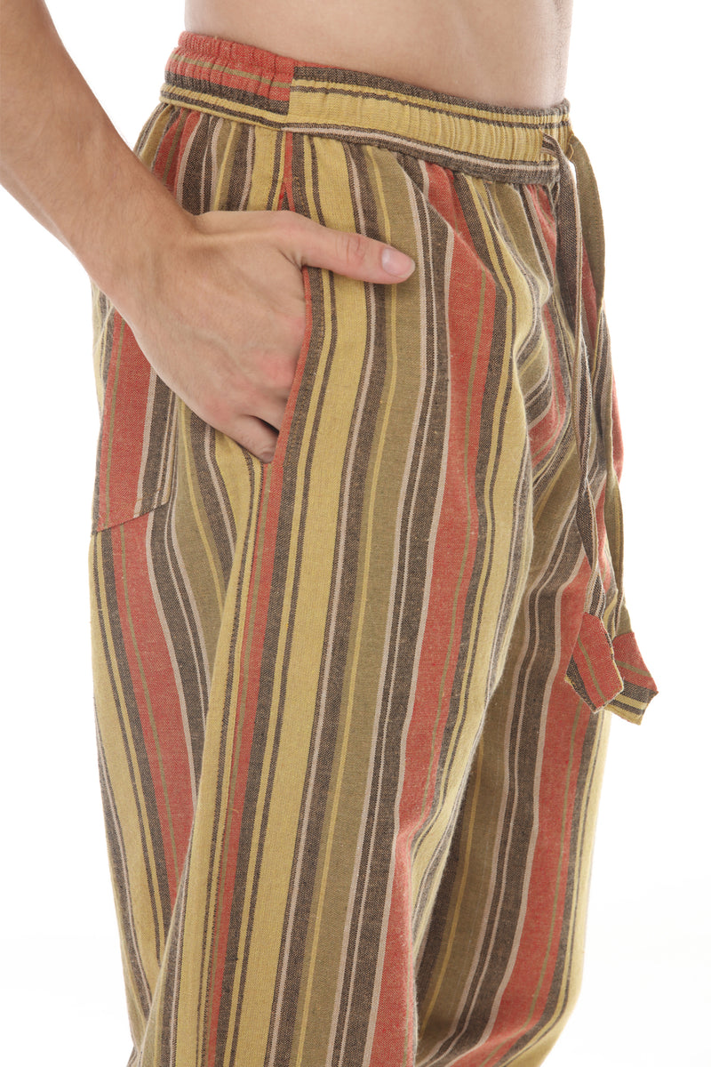 Unisex Stripe Comfy Lounge Pant with Elastic Waist