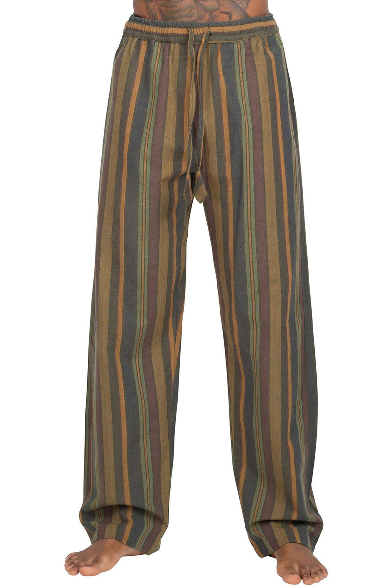 Unisex Stripe Comfy Lounge Pant with Elastic Waist