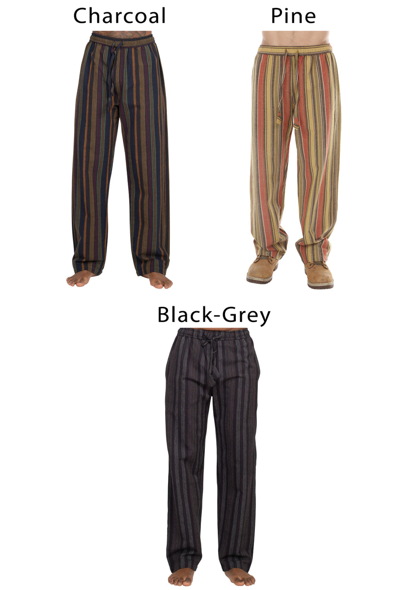Unisex Stripe Comfy Lounge Pant with Elastic Waist