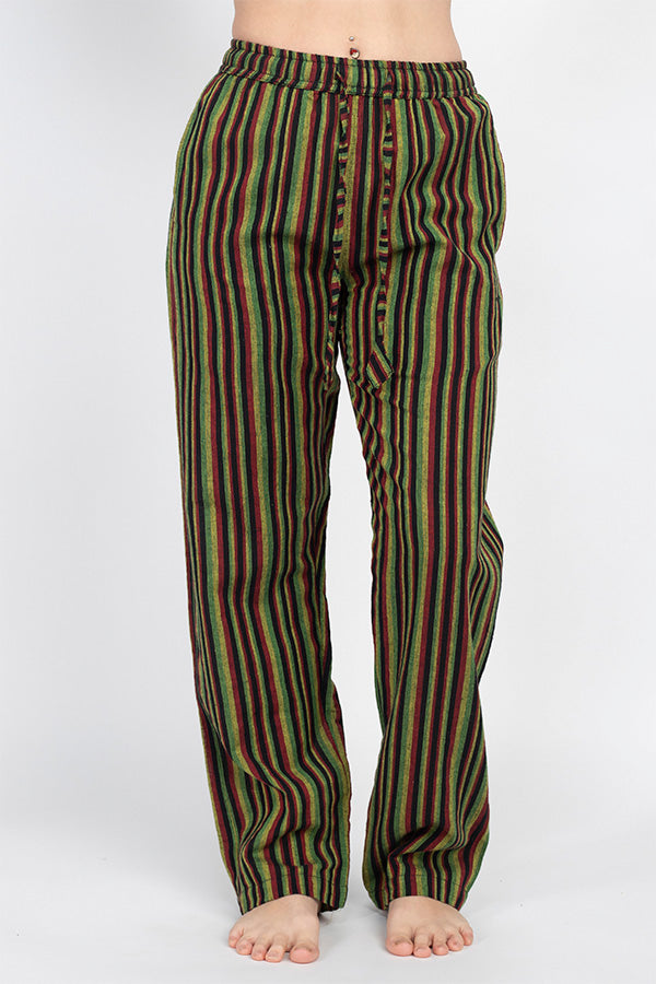 UniSex Drawstring Stripe Pants