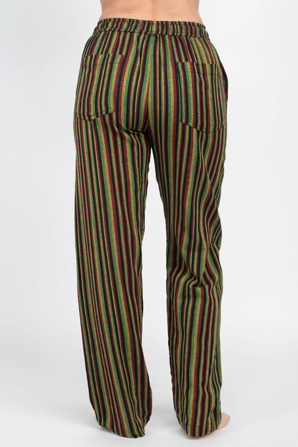 UniSex Drawstring Stripe Pants