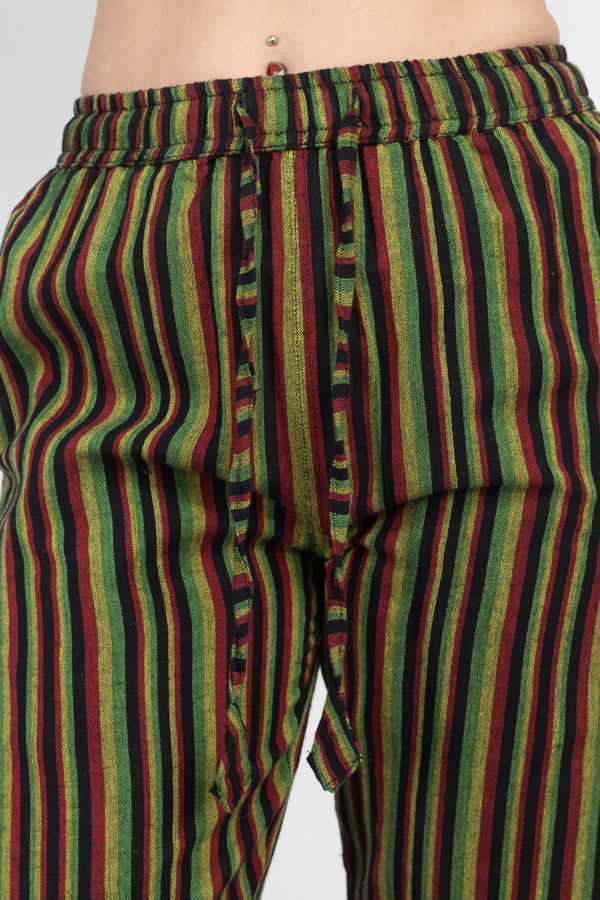 UniSex Drawstring Stripe Pants