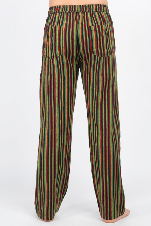 UniSex Drawstring Stripe Pants