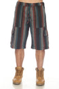 Load image into Gallery viewer, Stripe Cotton Cargo Pocket Shorts
