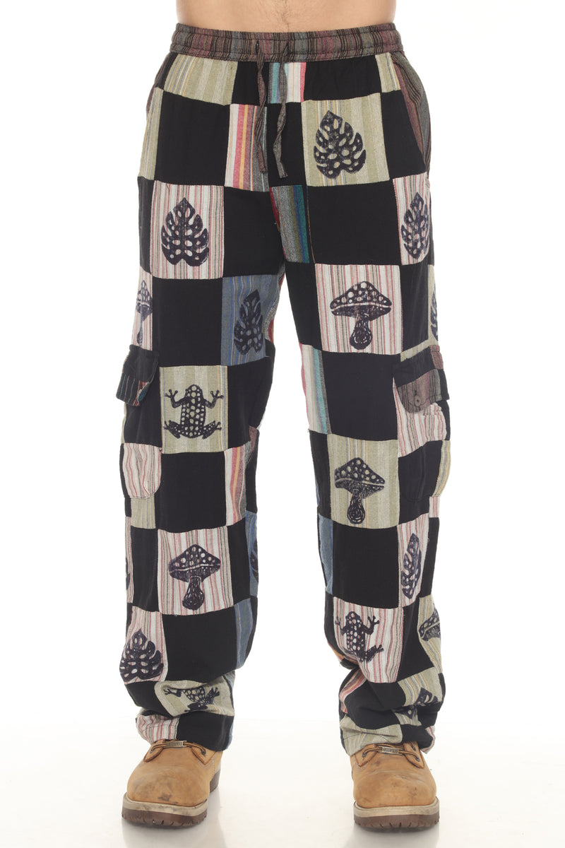 Patchwork Men's Cargo Pants