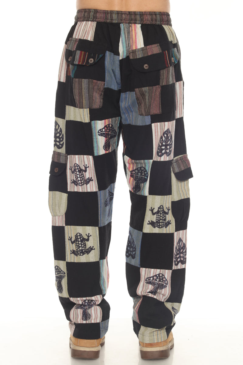 Patchwork Men's Cargo Pants