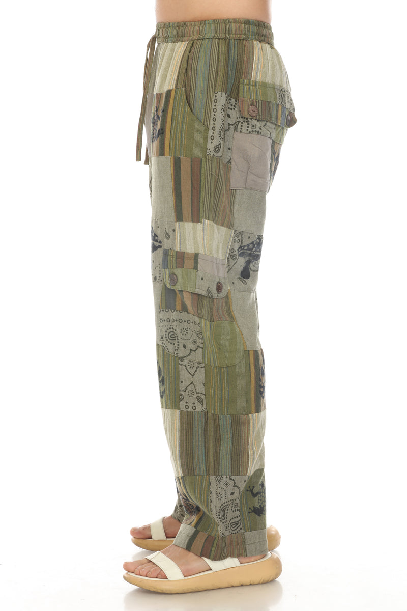 Patchwork Men's Cargo Pants