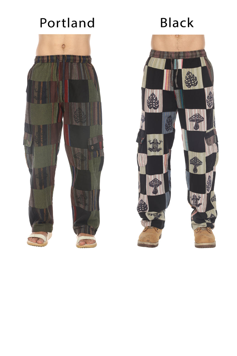 Patchwork Men's Cargo Pants
