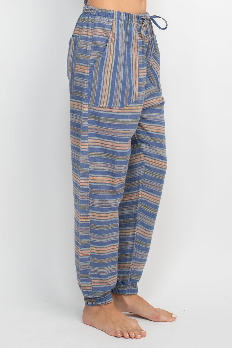 Beachy Boho Stripe Studio Pants