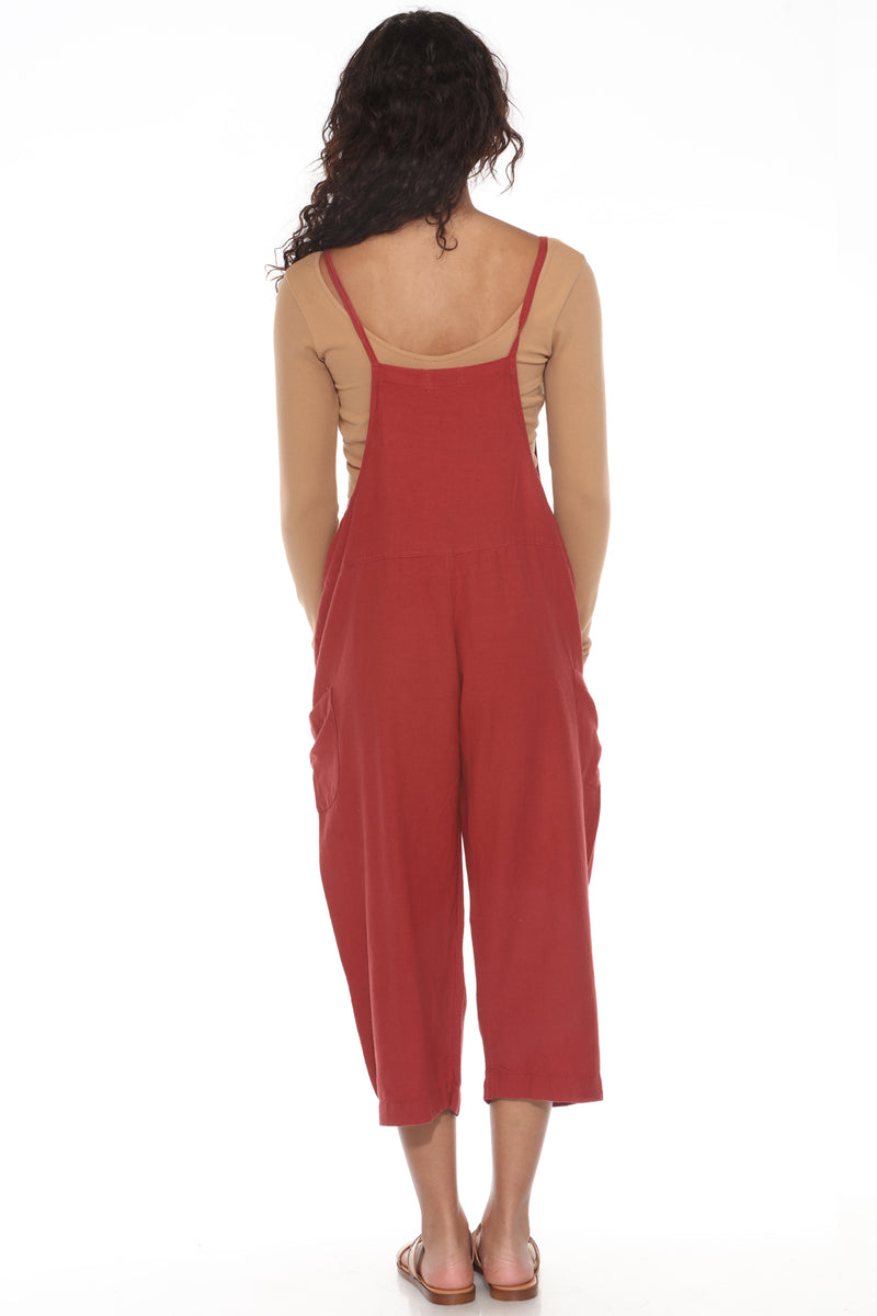 Easy Slouchy Hemp Overalls