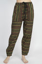 Load image into Gallery viewer, Rasta Stripe Ladies Joggers
