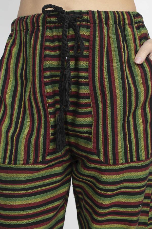 Rasta Stripe Ladies Joggers