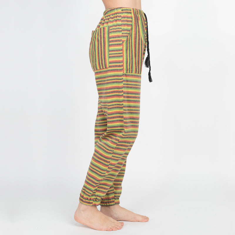 Rasta Stripe Ladies Joggers