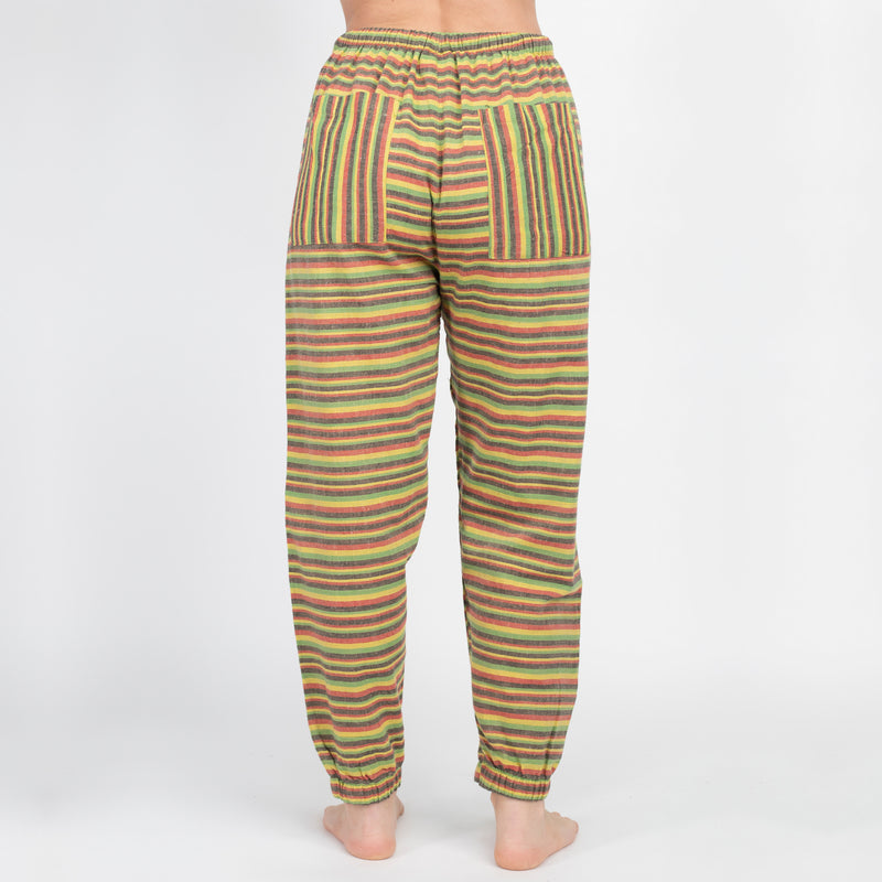 Rasta Stripe Ladies Joggers