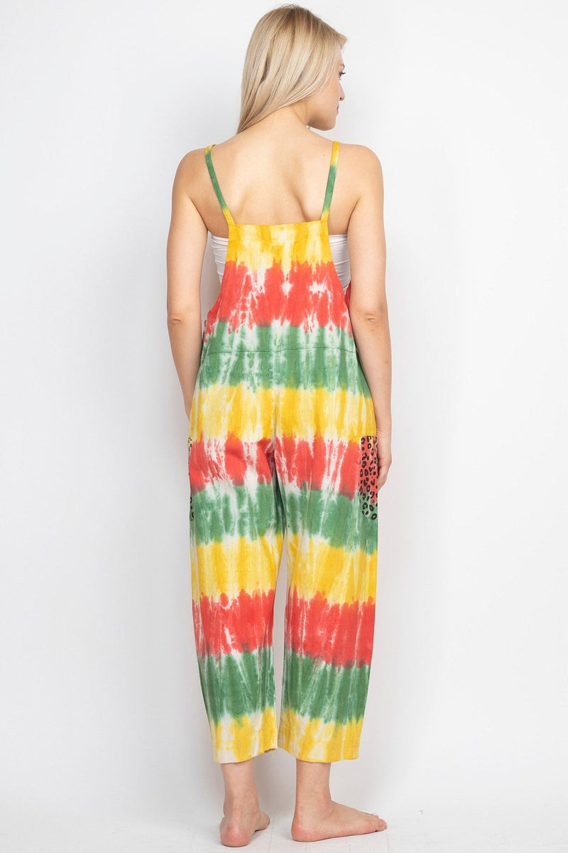 Rasta Tie-Dye Overall