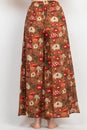 Load image into Gallery viewer, Mushroom Print Wide Leg Pants
