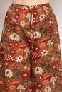 Load image into Gallery viewer, Mushroom Print Wide Leg Pants
