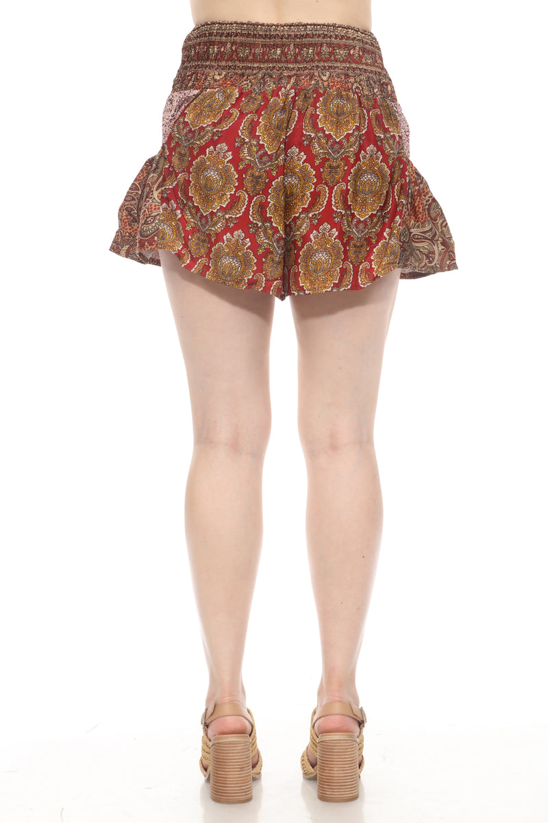 Pocket Ruffle Floaty Shorts