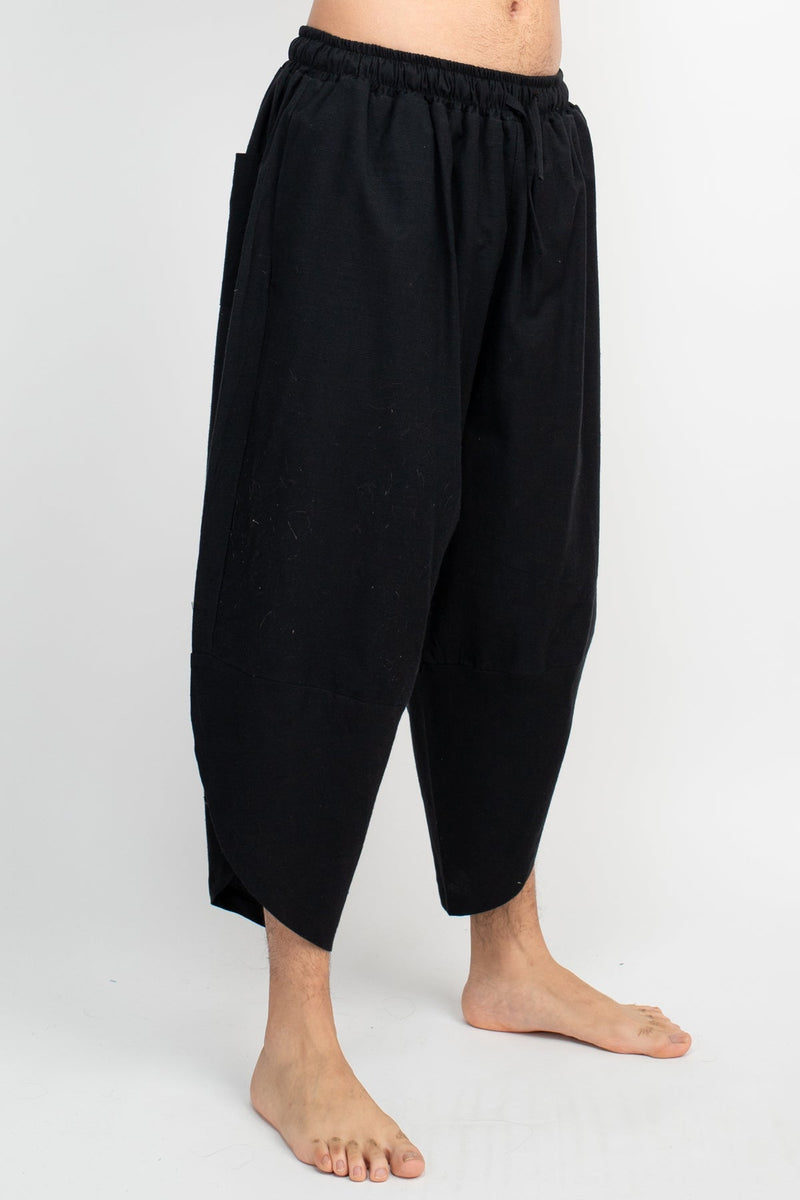 Homespun Cotton Harem Pants