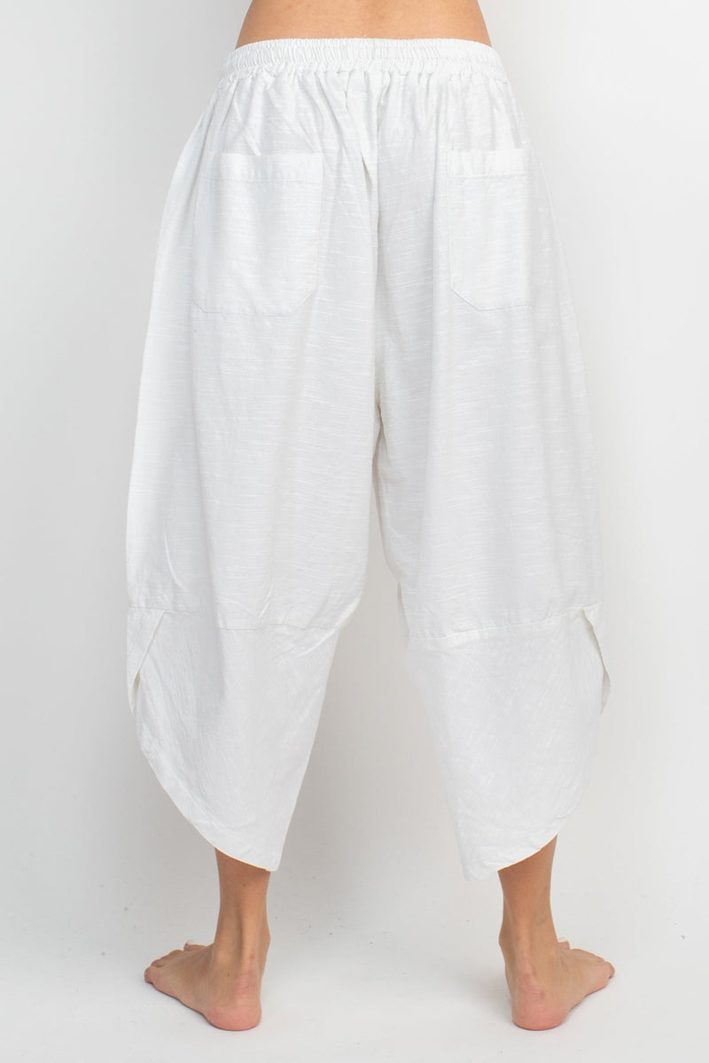 Homespun Cotton Harem Pants