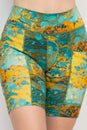 Load image into Gallery viewer, Psychedelic Marble Bike Shorts
