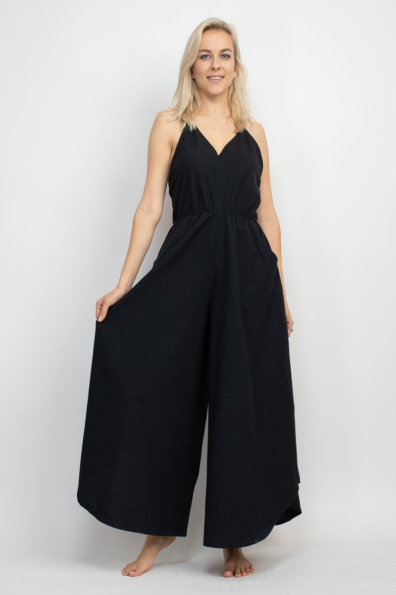 Homespun Palazzo Jumpsuit