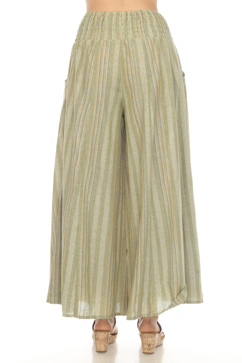 Striped Wide Leg Pants