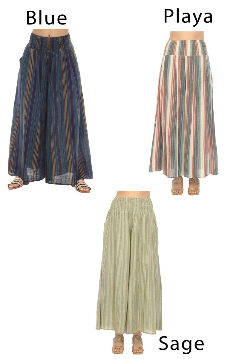 Striped Wide Leg Pants