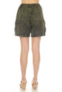 Load image into Gallery viewer, Stonewashed Applique Cargo Shorts
