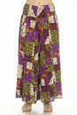 Load image into Gallery viewer, Mushroom Quilt Print Wide Leg Pants
