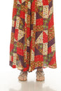 Load image into Gallery viewer, Mushroom Quilt Print Wide Leg Pants
