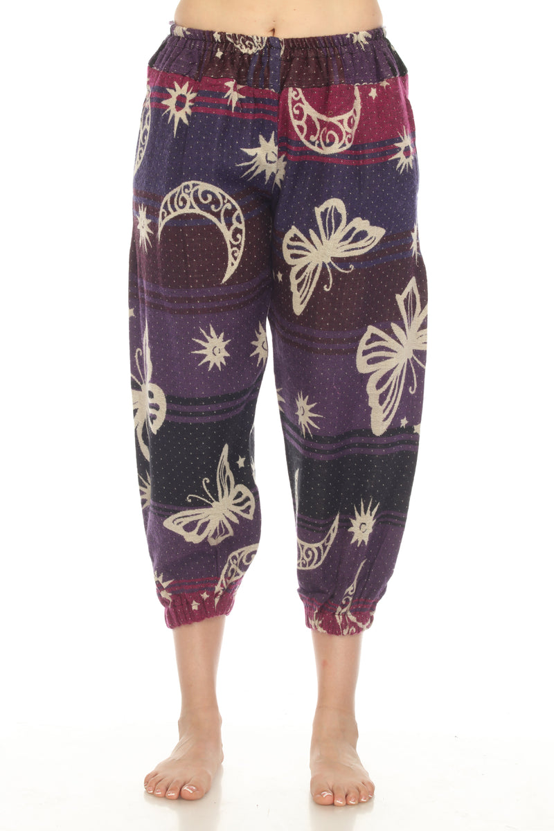 Butterfly Celestial Cozy Genie Pants