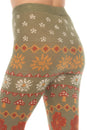 Load image into Gallery viewer, Fair Isle Mushroom Sweater Leggings
