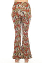 Load image into Gallery viewer, Elephant Print Bellbottom Pants
