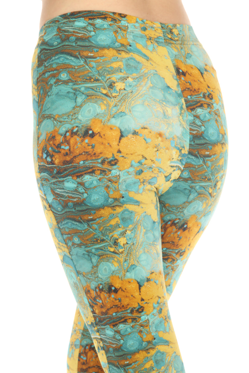 Psychadelic Marble Bellbottom Pants