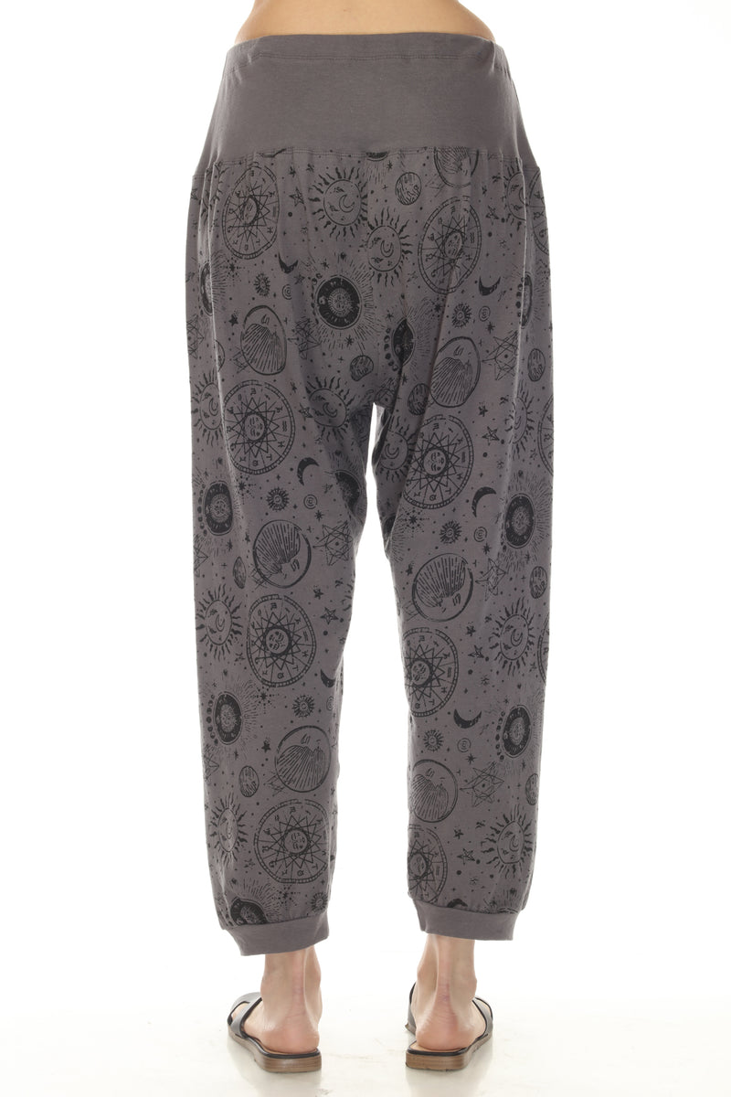 Celestial Cotton Jersey Lounge Pants