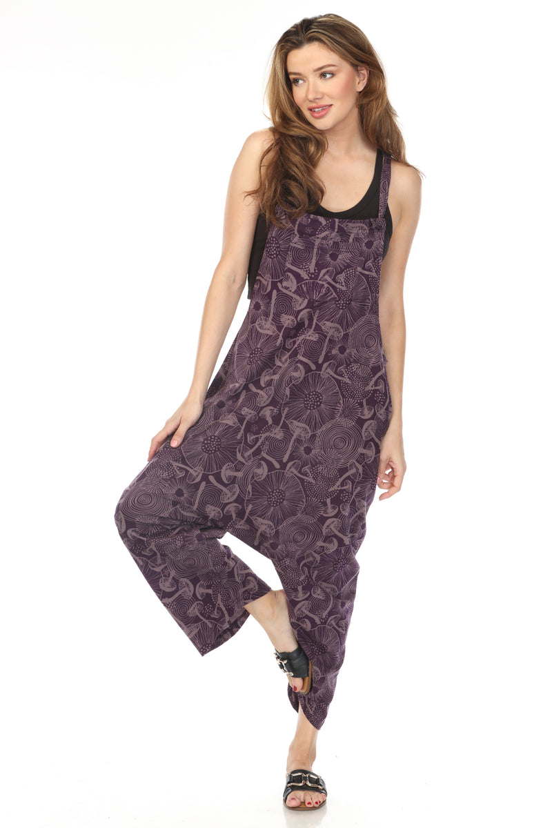 Mushroom Jersey Overalls