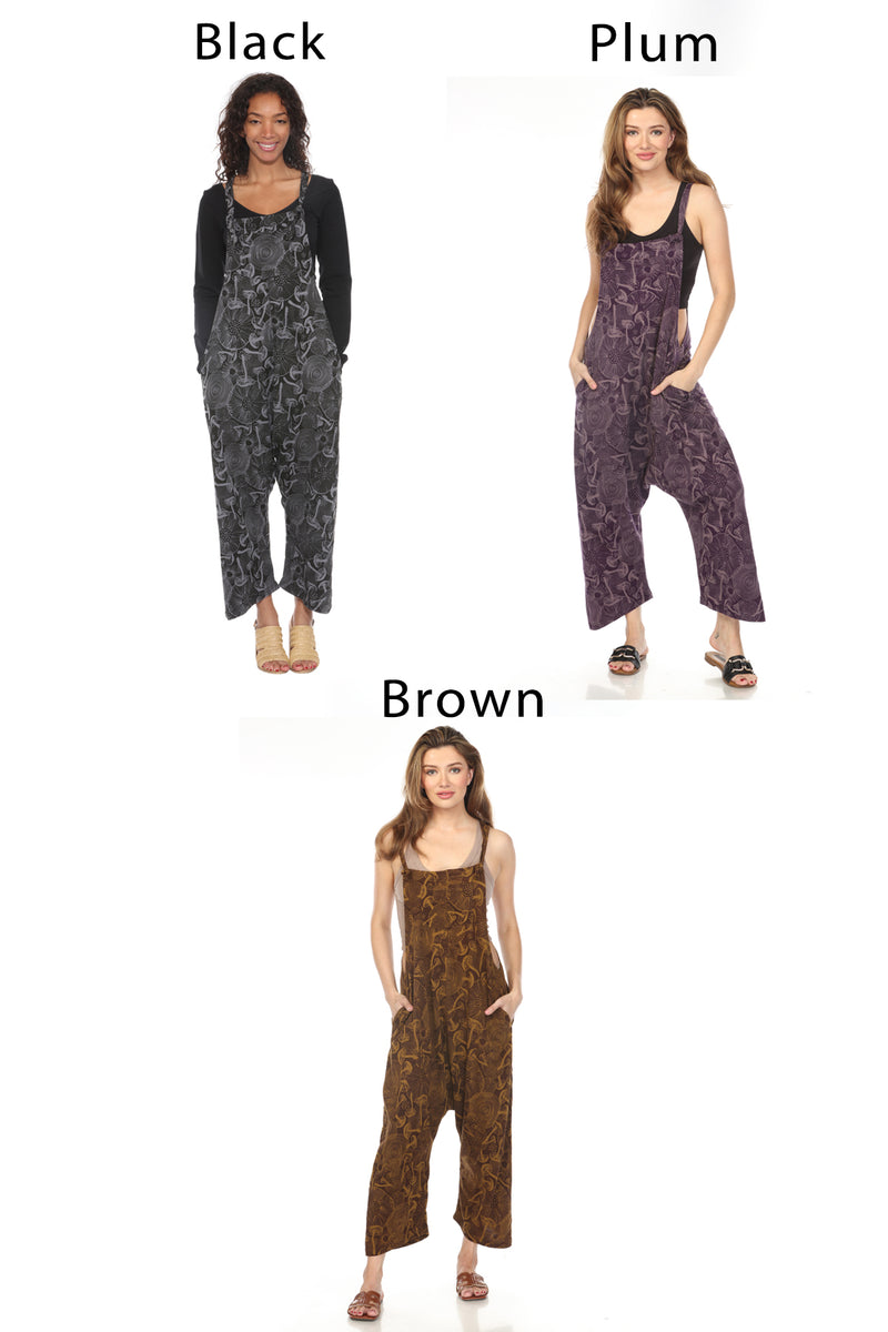 Mushroom Jersey Overalls