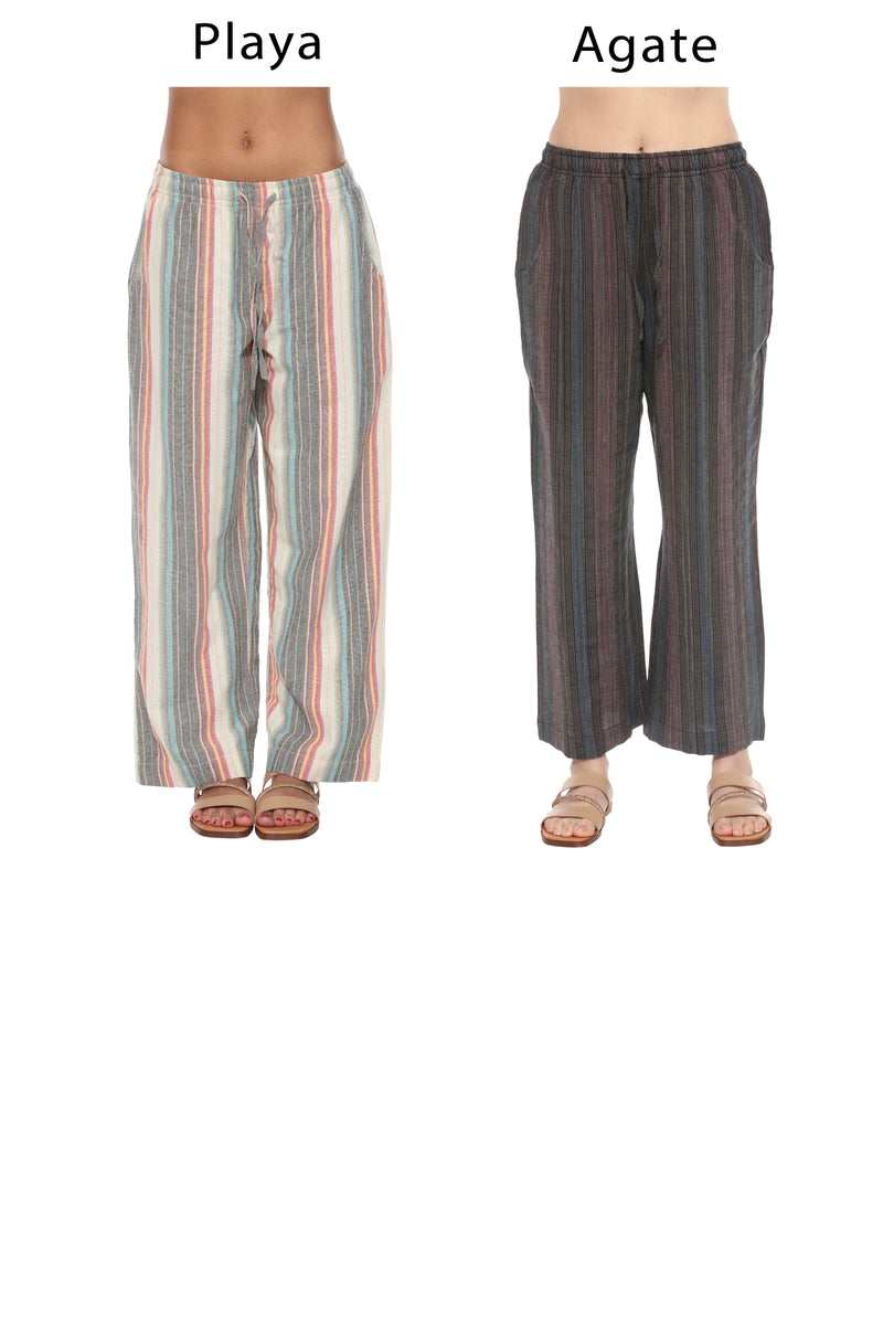 Striped Womens Wide Leg pants