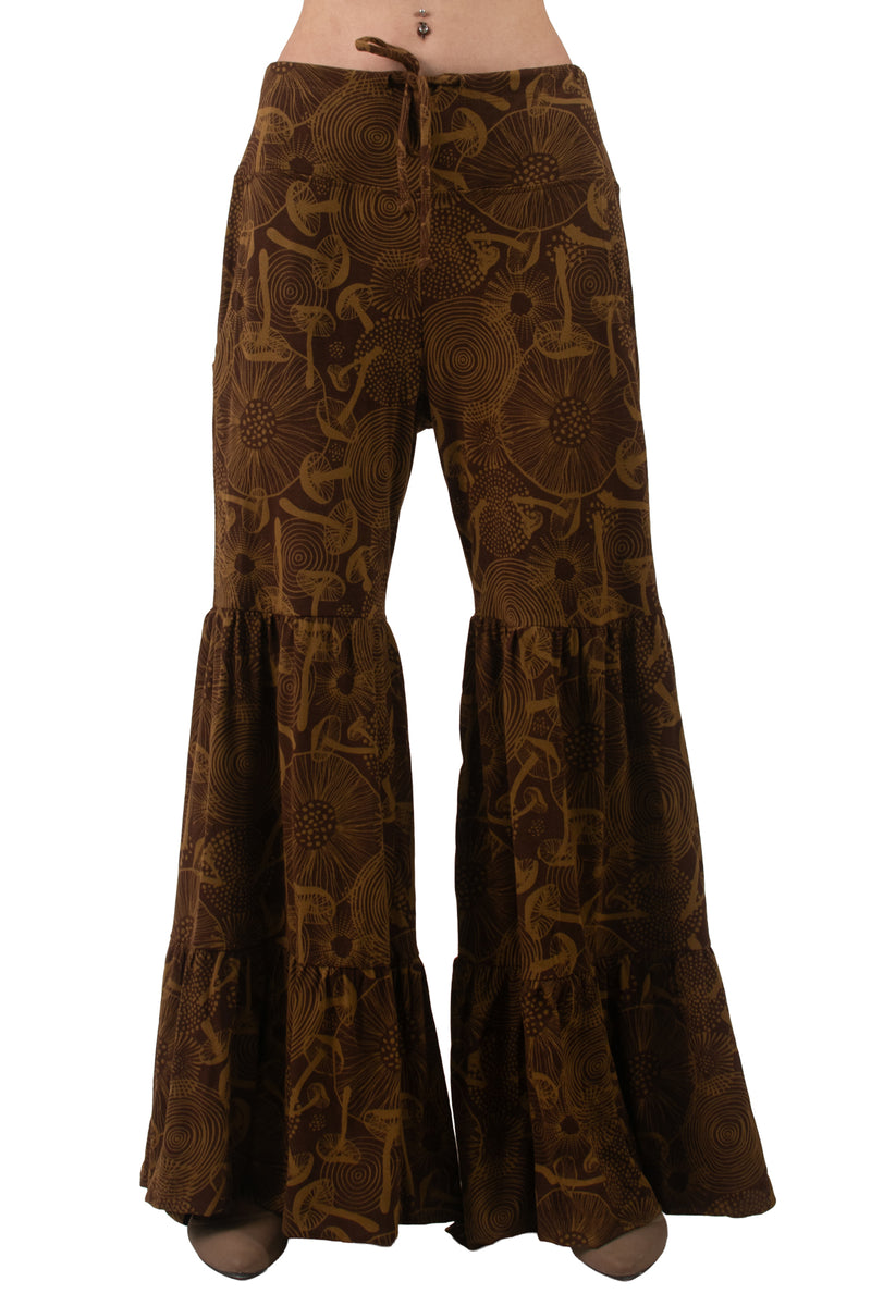 Mushroom Tiered Jersey Pants