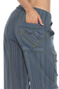 Load image into Gallery viewer, Heart Patchwork Barrel Pants

