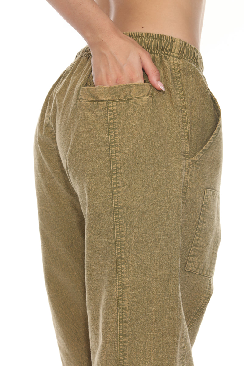 Women's Stonewash Joggers Pants