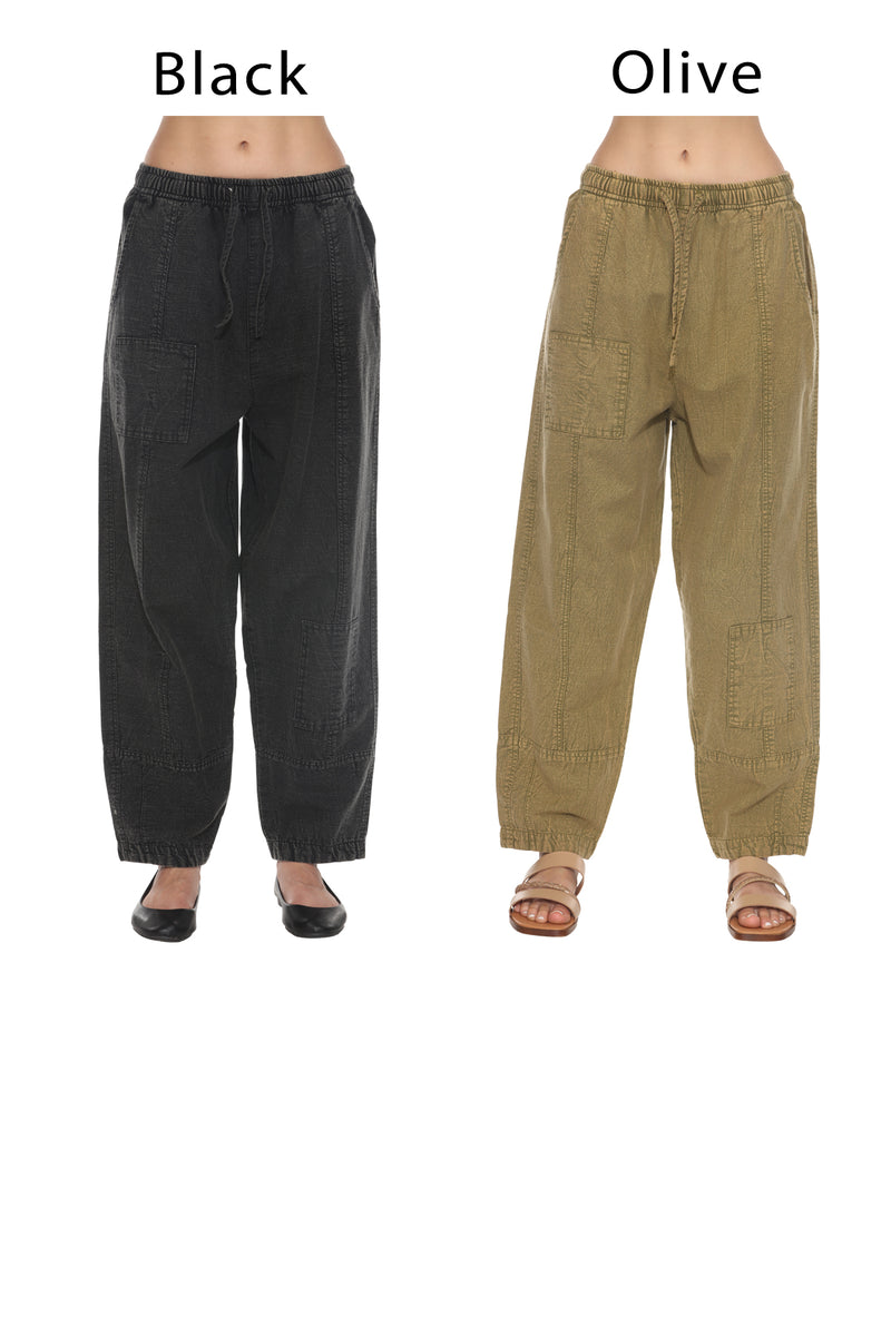 Women's Stonewash Joggers Pants