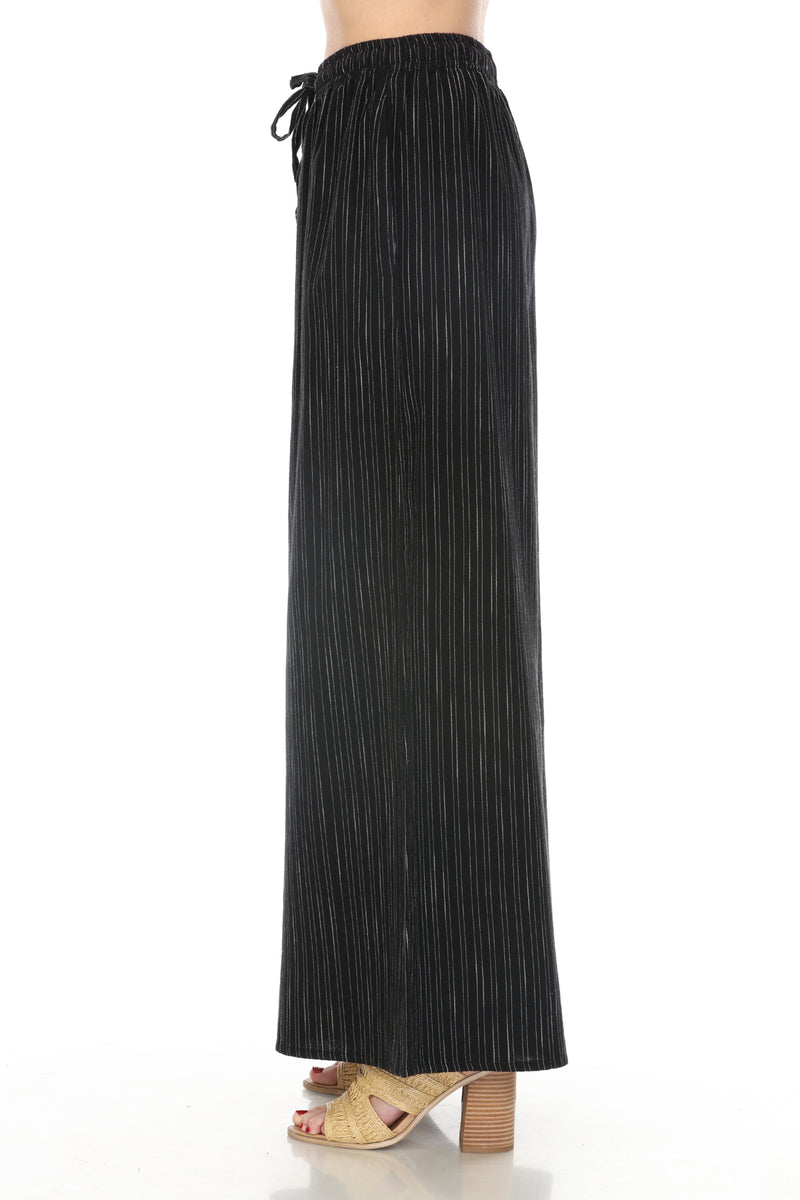 Homespun Stripe Super Wide leg Pants